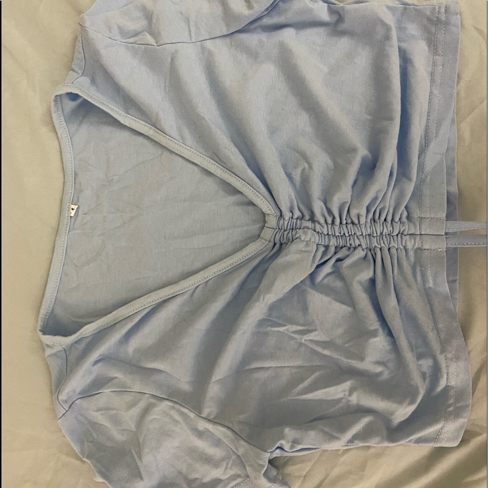 Baby blue top shirt